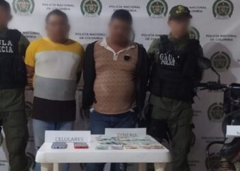 Los capturan cuando realizaban extorsiones en Pivijay