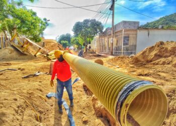 37% de avance en obras sanitarias en el Once de Noviembre