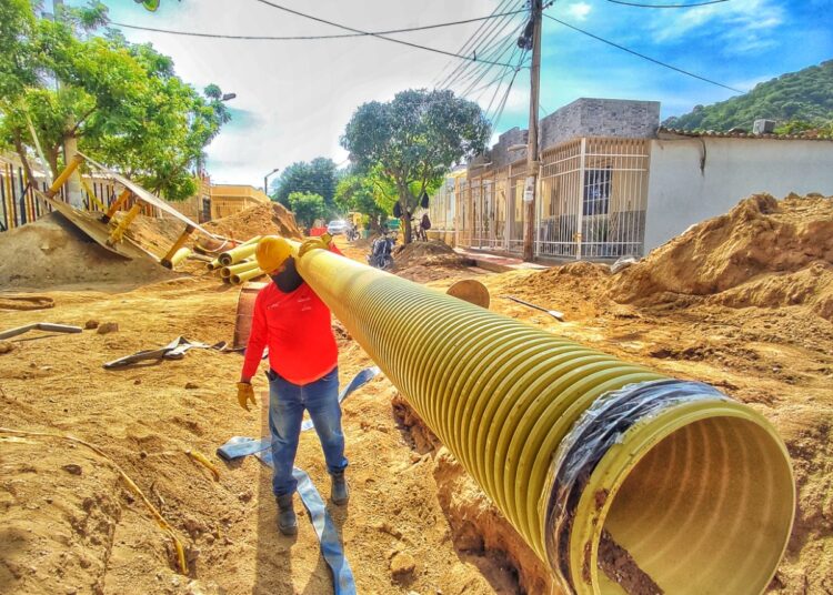 37% de avance en obras sanitarias en el Once de Noviembre