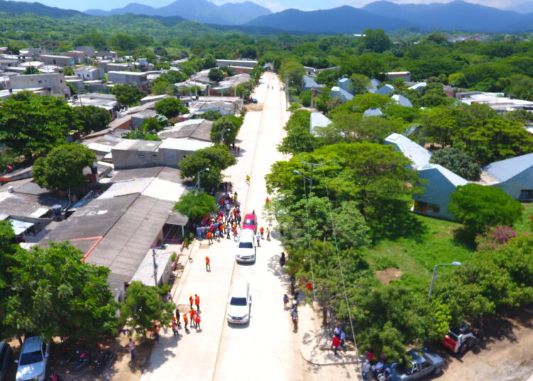 Transformación integral de la vía principal de Timayui avanza en un 95%