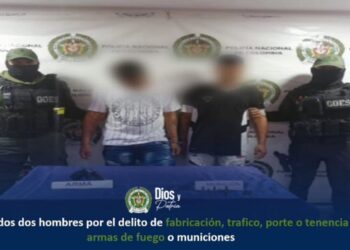 Los capturan por andar armados en Ciénaga