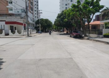 Recuperan 280 m2 de vía en el barrio Bavaria