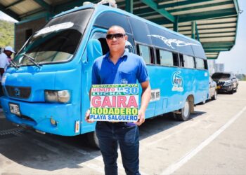 En marcha extensión de ruta de bus a Playa Salguero