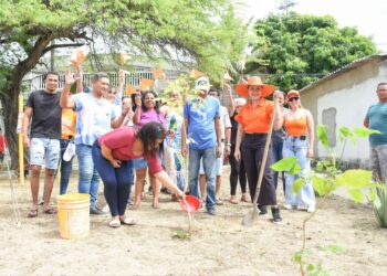 Patricia Caicedo lideró siembra de especies nativas en 5 barrios de Santa Marta