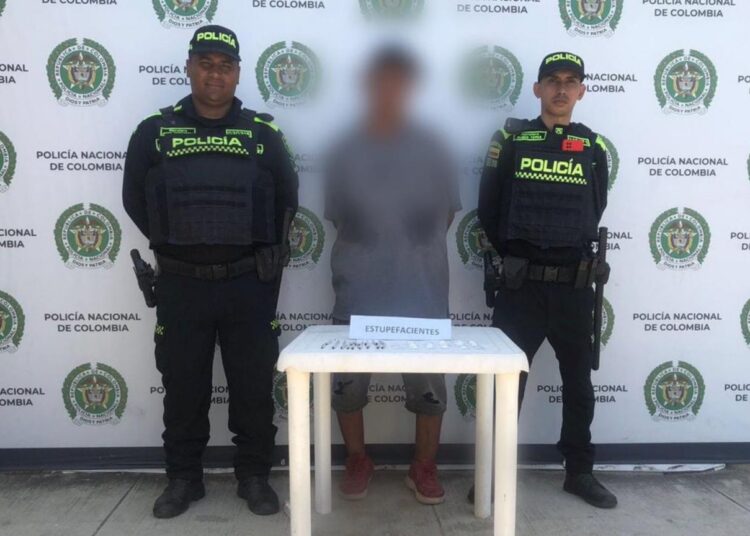 Lo detienen por comercializar marihuana y cocaína en Pescaíto