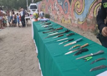 En barrio La Paz de Santa Marta, cambian armas blancas por jornadas de recreación para niños