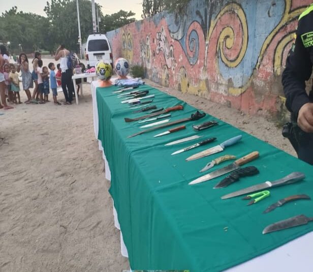 En barrio La Paz de Santa Marta, cambian armas blancas por jornadas de recreación para niños