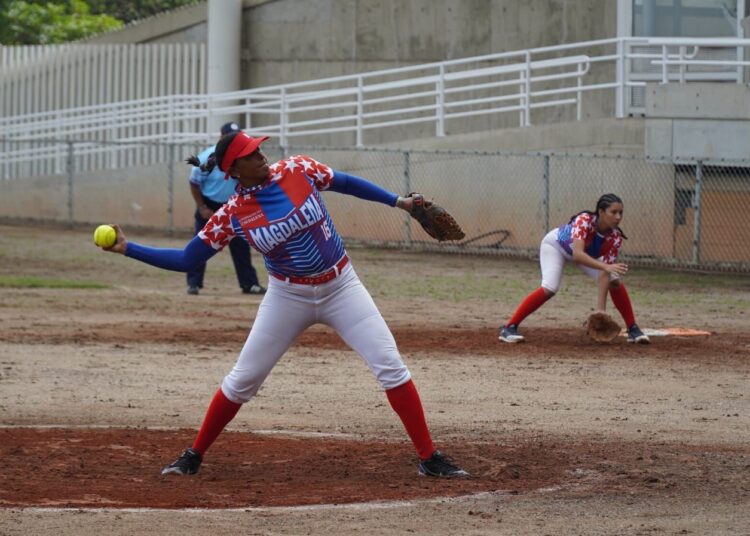 Sóftbol del Magdalena sumó dos victorias en los Juegos Nacionales 2023