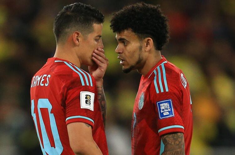 James Rodríguez pidió la liberación del papá de Luis Díaz