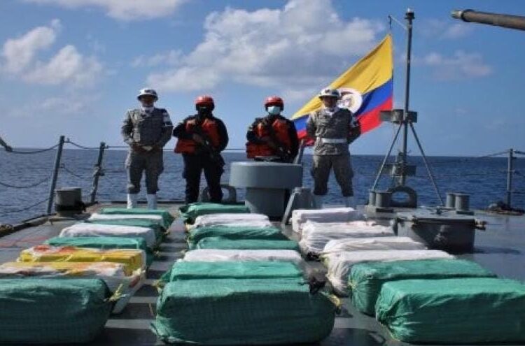 En 2023, más de 185 toneladas de coca y marihuana incautó la Armada en el Caribe