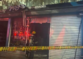 Se incendió miscelánea en la avenida del Libertador de Santa Marta