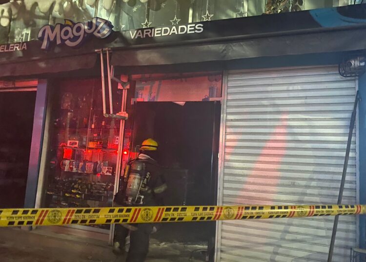 Se incendió miscelánea en la avenida del Libertador de Santa Marta