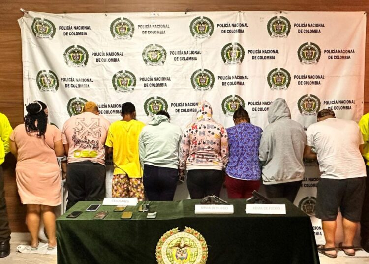 Capturan a nueve presuntos integrantes de las Autodefensas Gaitanistas en Santa Marta