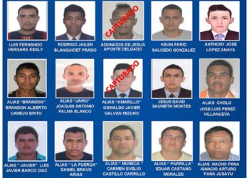 Estos son los 13 delincuentes más buscados en Santa Marta