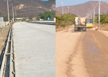 Así avanza la construcción de la vía hacia el Estadio Sierra Nevada