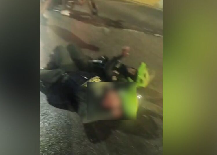 Dos policías heridos tras accidente de tránsito en Boulevard del Río