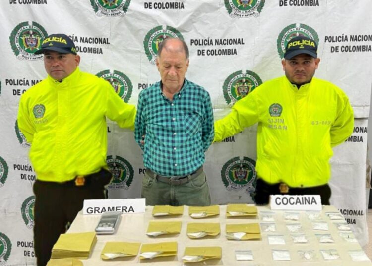 Capturan a adulto mayor por tráfico de drogas en el Centro Histórico de Santa Marta