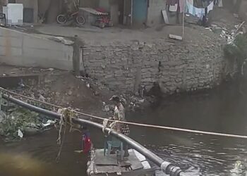 Villa Leidy sigue incomunicado: sin puente y con aumento del río Gaira