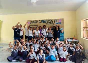 Corpamag e Invemar realizaron alfabetización oceánica en la IED El Carmen del municipio de ciénaga