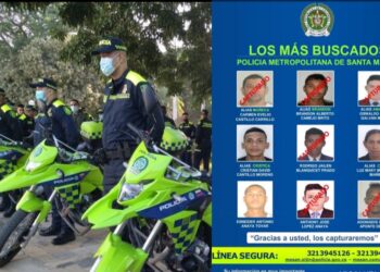 Estos son los delincuentes más buscados en Santa Marta