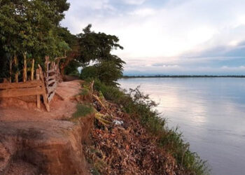 Residentes de Mata de Caña en alerta por erosión del río Magdalena