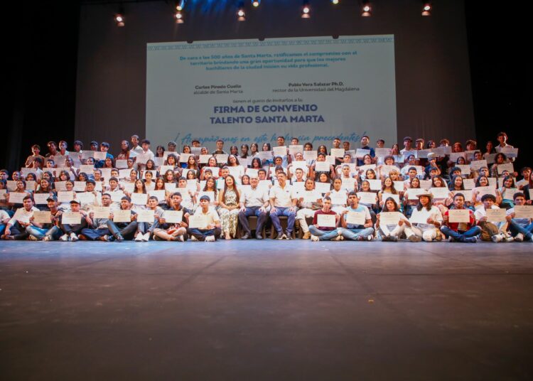 Firman acuerdo para dar inicio al programa Talento Santa Marta