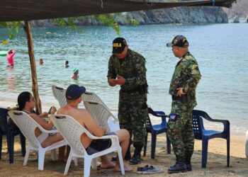 Autoridades realizaron operativo de control y vigilancia en las playas de Santa Marta