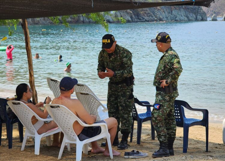 Autoridades realizaron operativo de control y vigilancia en las playas de Santa Marta
