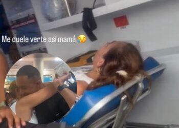 Madre del “Policía Samario” sufre desmayo durante plantón en Santa Marta