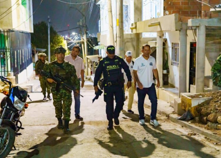 Intensifican presencia operativa en barrios del sur de Santa Marta