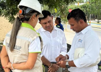 Director de Corpamag supervisa avances finales de la canalización de la Quebrada Japón