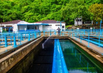 Mantenimiento preventivo en la PTAP El Roble para afrontar temporada alta y época de lluvias