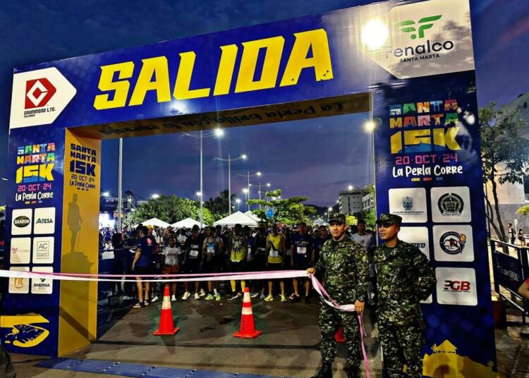 Cierres viales este domingo por la carrera Santa Marta 15K «La Perla Corre»