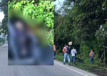 Hallan cadáver envuelto en bolsas de basura en la Troncal de Oriente, Zona Bananera