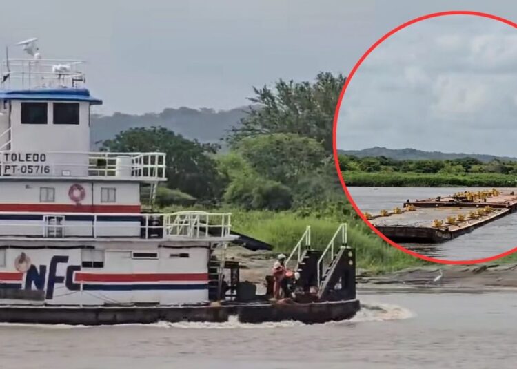 Planchones con hidrocarburo quedaron a la deriva en el río Magdalena, en El Banco
