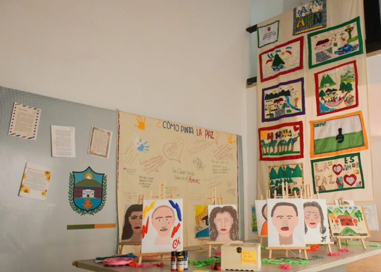 Casa por la Paz y la Vida, alberga hasta el 23 de septiembre la exposición ‘¿Cómo pinta la paz?’