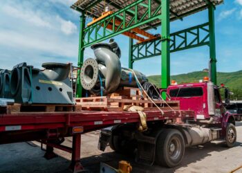 Rehabilitación de la EBAR Norte: Unidades de bombeo llegaron a Santa Marta