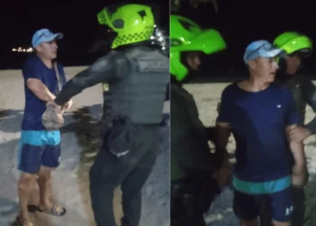 Sorprenden a hombre cuando presuntamente envenenaba árboles en El Rodadero