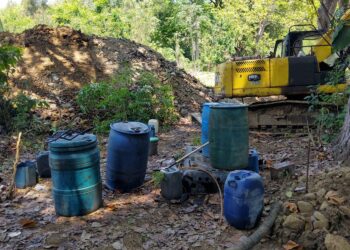 Desmantelan complejo de extracción ilícita de oro a cielo abierto en Sierra Nevada