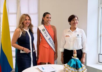 Fabiana Angulo, señorita Magdalena en la Capitanía Nacional del Mar 2026