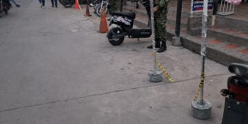Militares y Grupo Élite de la Policía custodian la zona comercial de Fundación: