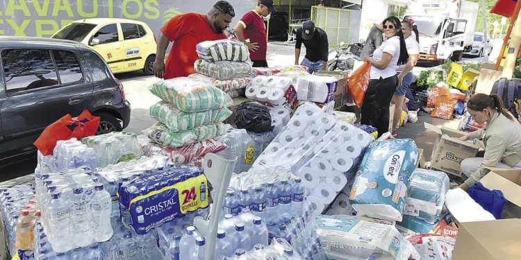 Santa Marta reúne más de 40 toneladas de ayudas humanitarias para los damnificados en Venezuela