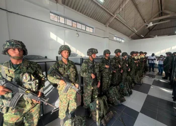 Base militar transitoria entra en funcionamiento en Puebloviejo con 36 soldados