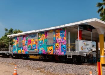 El Tren de la Cultura llevó a Aracataca el arte de dEmo como expresión de transformación territorial