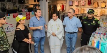 Alcalde lideró reapertura del comercio en Santa Marta