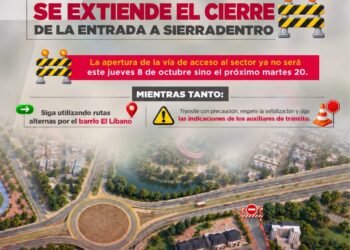 Obras en la entrada hacia Sierradentro continuarán hasta el 20 de octubre