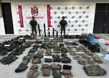 Destacan golpe del Ejército a las ACSN tras hallazgo de explosivos y material de guerra en Santa Marta