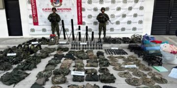 Destacan golpe del Ejército a las ACSN tras hallazgo de explosivos y material de guerra en Santa Marta
